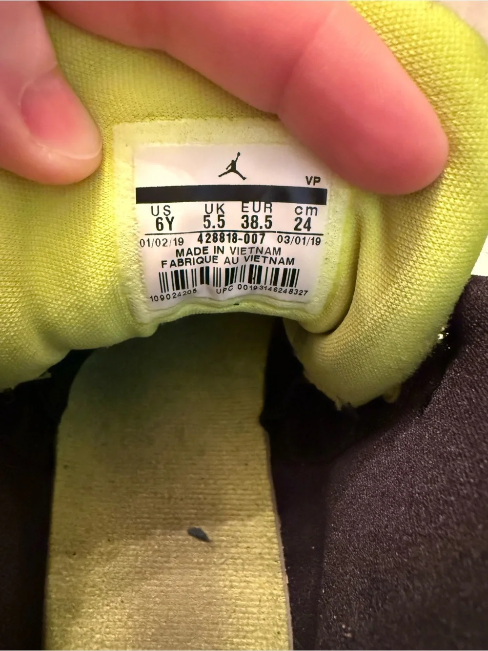 Nike Air Jordan 6-17-23 GS “Black Volt”